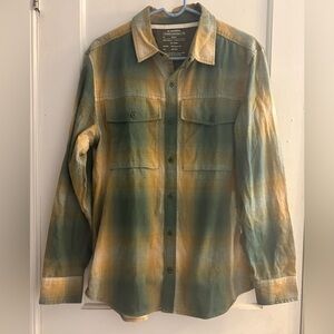REI Cooperative Mens Wallace Lake Flannel Organic Cotton Size Medium